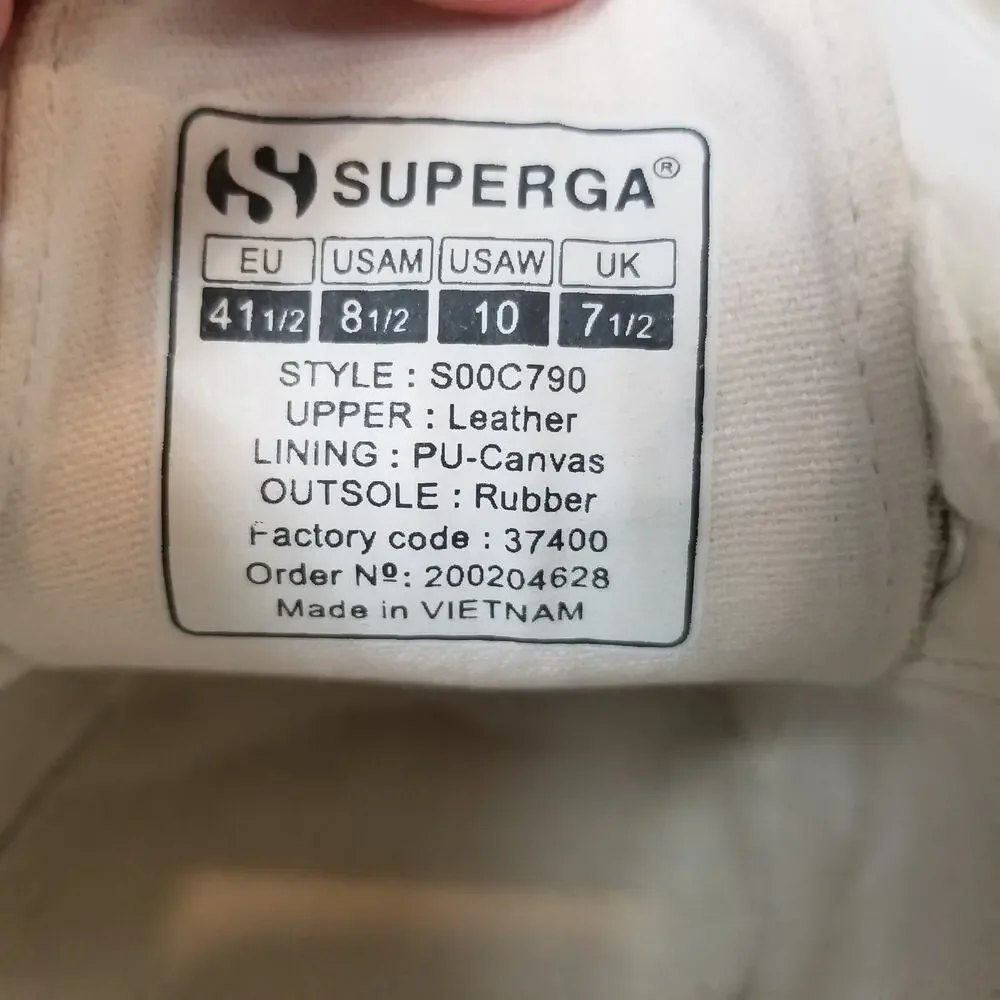 Superga women white